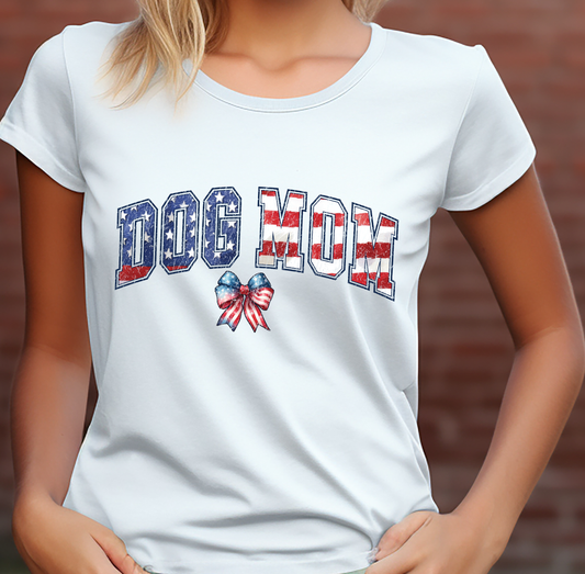 4th of July-Dog Mom - DTF Transfer