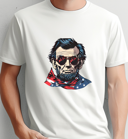 Abraham Lincoln-USA - 4th of July - DTF Transfer