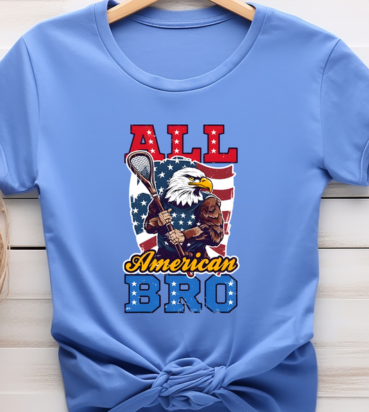 All American Bro - 4th of July - DTF Transfer