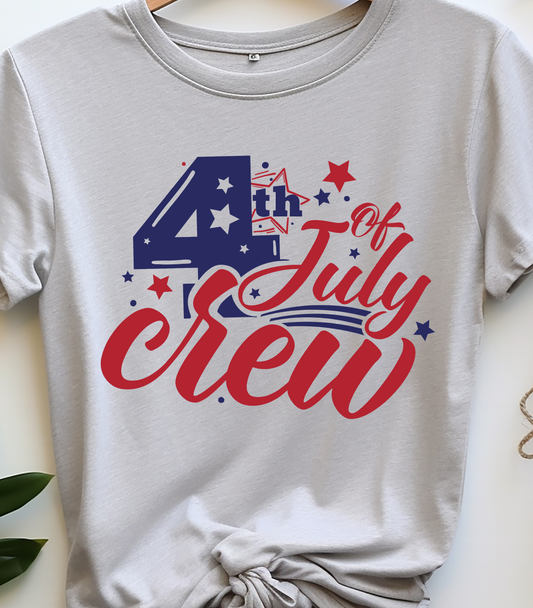 4th Of July Crew  - 4th of July - DTF Transfer